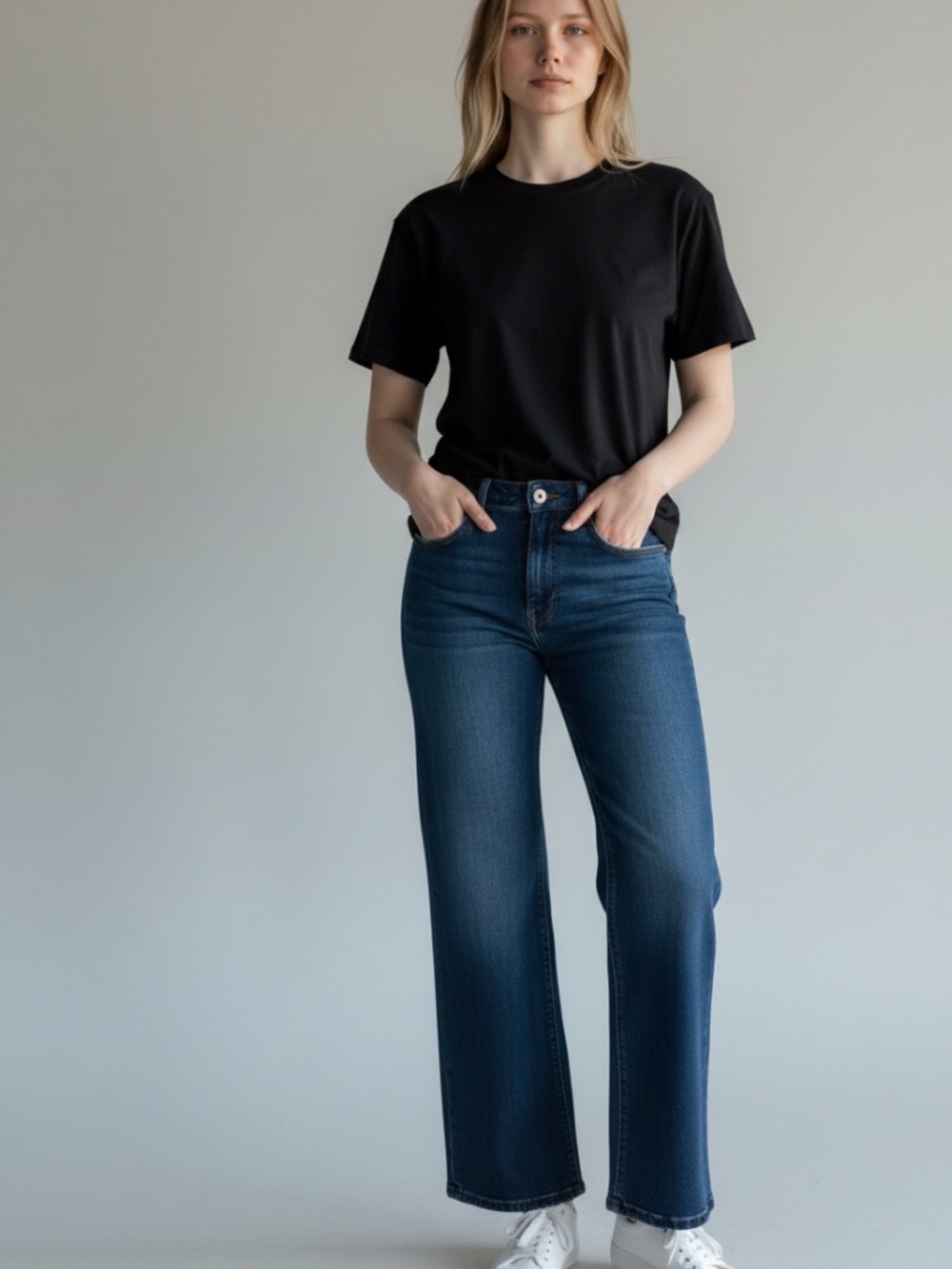 Wit & Wisdom Jeans - SAM HIGH RISE WIDE LEG JEANS - Size 6
